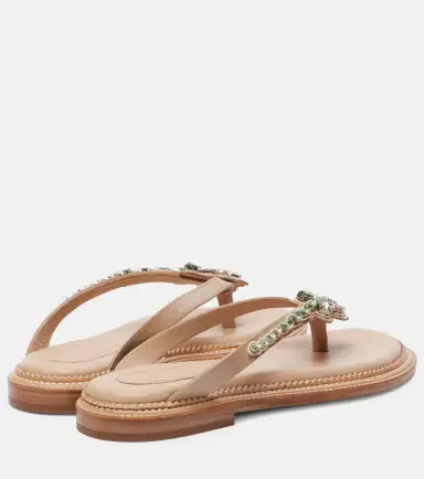 Simone Rocha Embellished leather thong sandals | Thumbnail 4 Simone Rocha Embellished leather thong sandals | Thumbnail 4