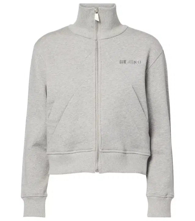 The Attico Cotton fleece track jacket
