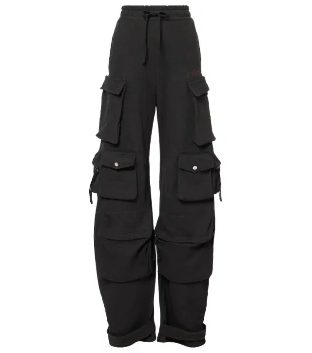The Attico Cotton fleece cargo pants