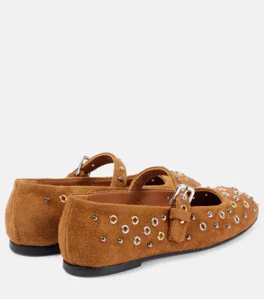 Dorothee Schumacher Wild Softness suede Mary Jane flats | Thumbnail 3 Dorothee Schumacher Wild Softness suede Mary Jane flats | Thumbnail 3