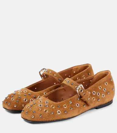 Dorothee Schumacher Wild Softness suede Mary Jane flats | Thumbnail 4 Dorothee Schumacher Wild Softness suede Mary Jane flats | Thumbnail 4
