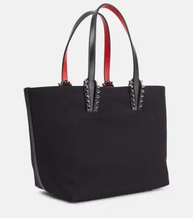Christian Louboutin Cabata Large leather-trimmed canvas tote bag | Thumbnail 3