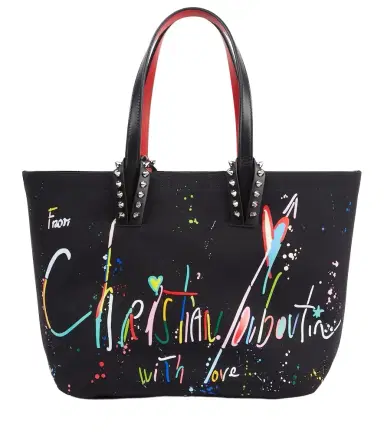Christian Louboutin Cabata Large leather-trimmed canvas tote bag | Thumbnail 1