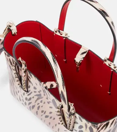 Christian Louboutin Cabata Mini leopard-print leather tote bag | Thumbnail 2 Christian Louboutin Cabata Mini leopard-print leather tote bag | Thumbnail 2