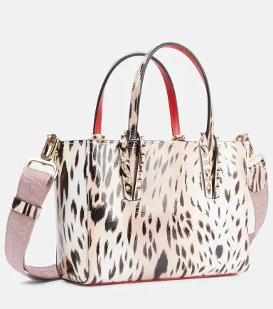 Christian Louboutin Cabata Mini leopard-print leather tote bag | Thumbnail 3 Christian Louboutin Cabata Mini leopard-print leather tote bag | Thumbnail 3