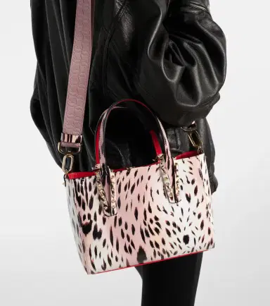 Christian Louboutin Cabata Mini leopard-print leather tote bag | Thumbnail 4 Christian Louboutin Cabata Mini leopard-print leather tote bag | Thumbnail 4