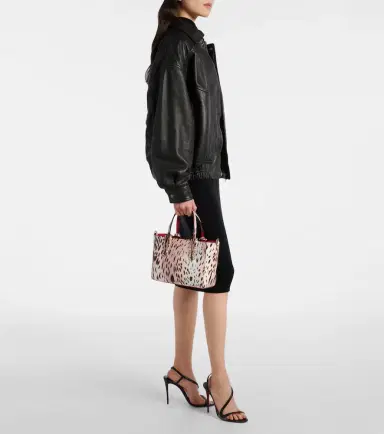 Christian Louboutin Cabata Mini leopard-print leather tote bag | Thumbnail 5 Christian Louboutin Cabata Mini leopard-print leather tote bag | Thumbnail 5