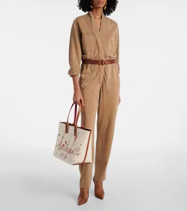 Christian Louboutin Cabata Large leather-trimmed tote bag | Thumbnail 3