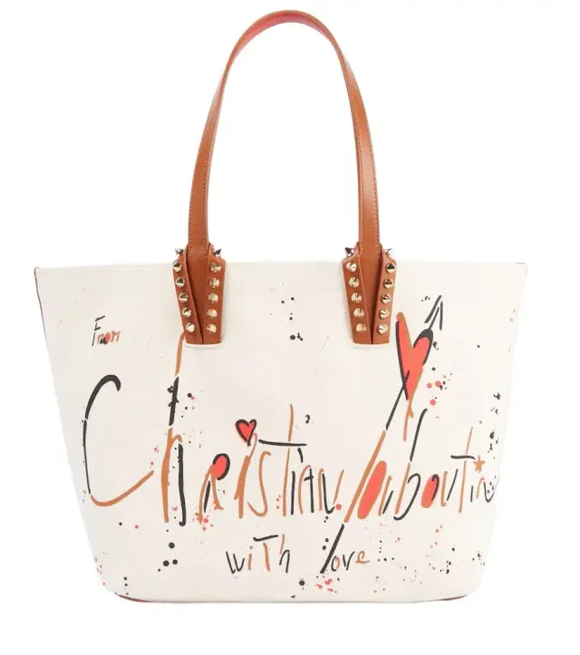Cabata Large leather-trimmed tote bag