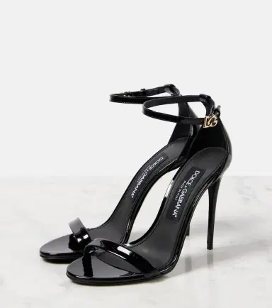 Dolce & Gabbana 105 patent leather sandals | Thumbnail 3