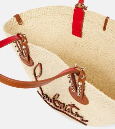 Christian Louboutin Cabata Mini raffia basket bag | Thumbnail 3