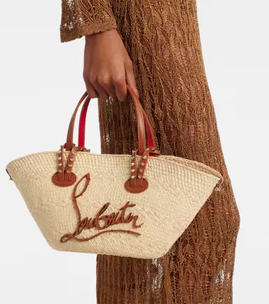 Christian Louboutin Cabata Mini raffia basket bag | Thumbnail 4