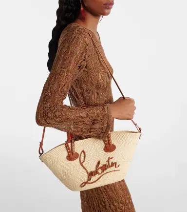 Christian Louboutin Cabata Mini raffia basket bag | Thumbnail 5