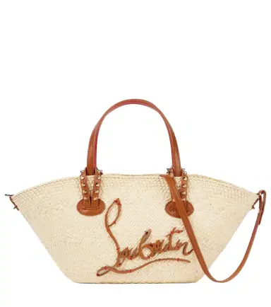 Christian Louboutin Cabata Mini raffia basket bag | Thumbnail 1