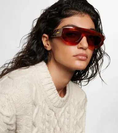 Bottega Veneta Shield sunglasses | Thumbnail 3