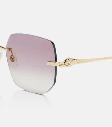 Cartier Eyewear Collection Panthère De Cartier square sunglasses | Thumbnail 2 Cartier Eyewear Collection Panthère De Cartier square sunglasses | Thumbnail 2