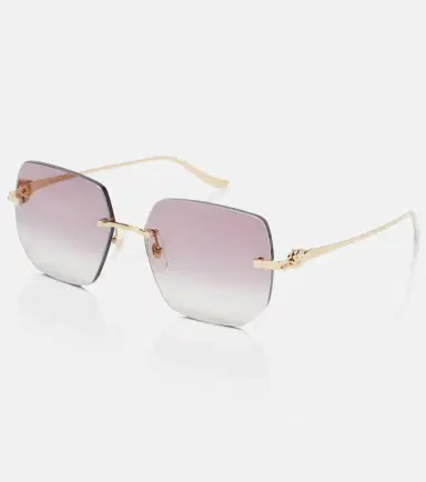 Cartier Eyewear Collection Panthère De Cartier square sunglasses | Thumbnail 3 Cartier Eyewear Collection Panthère De Cartier square sunglasses | Thumbnail 3