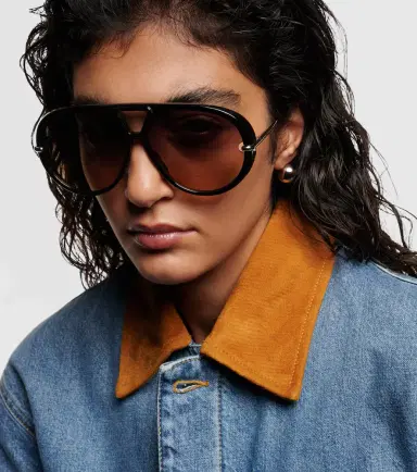 Bottega Veneta Drop aviator sunglasses | Thumbnail 3