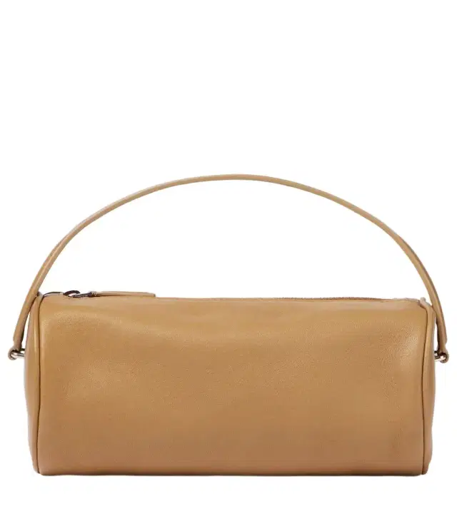 Round '90s leather tote bag