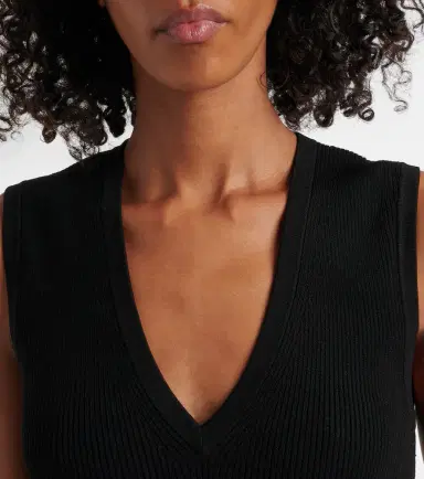 Veronica Beard Sid ribbed-knit top | Thumbnail 4