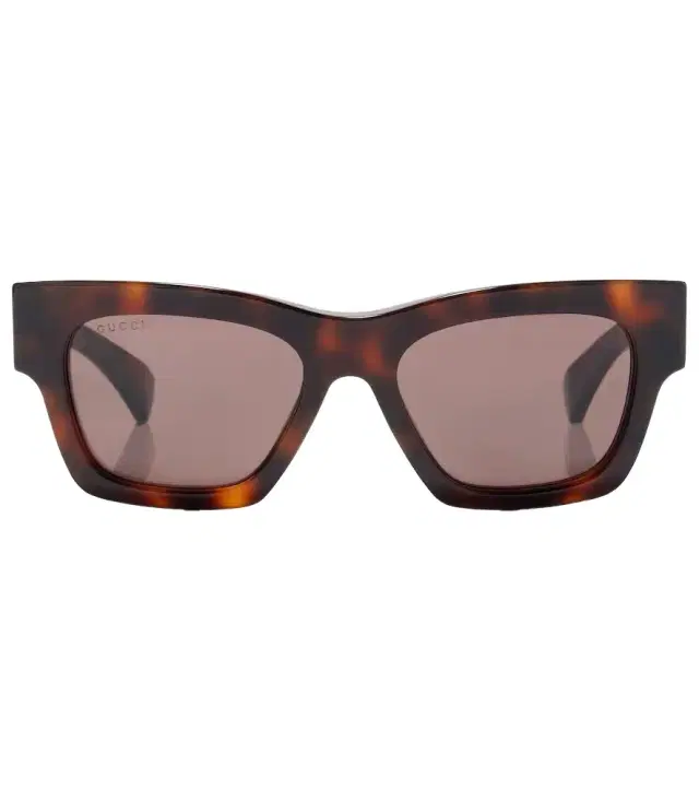 Lettering square sunglasses