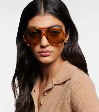 Chloé Chloé Logo aviator sunglasses | Thumbnail 3 Chloé Chloé Logo aviator sunglasses | Thumbnail 3
