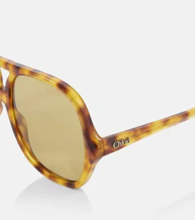 Chloé Chloé Logo aviator sunglasses | Thumbnail 6 Chloé Chloé Logo aviator sunglasses | Thumbnail 6