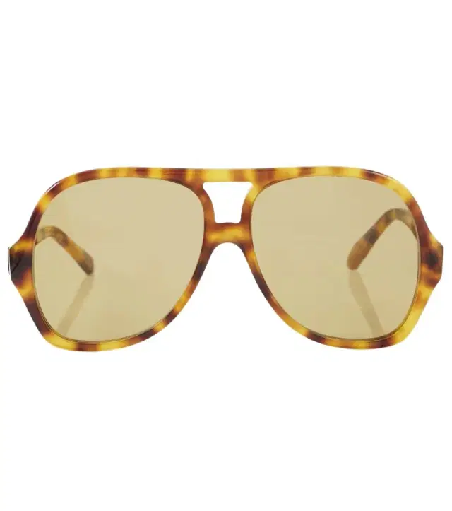 Chloe Chloé Logo aviator sunglasses