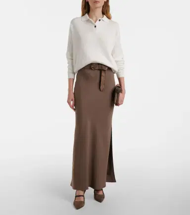 Brunello Cucinelli Ribbed-knit cotton polo sweater | Thumbnail 2