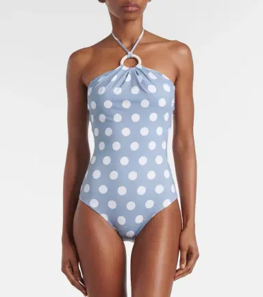 Marysia Avalon halterneck polka-dot swimsuit | Thumbnail 2