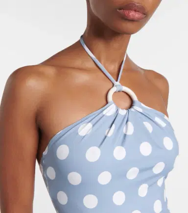 Marysia Avalon halterneck polka-dot swimsuit | Thumbnail 3