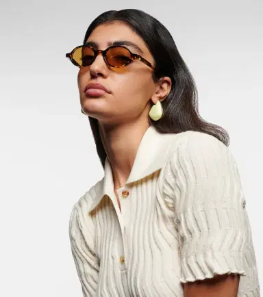 Bottega Veneta Classic oval sunglasses | Thumbnail 3 Bottega Veneta Classic oval sunglasses | Thumbnail 3