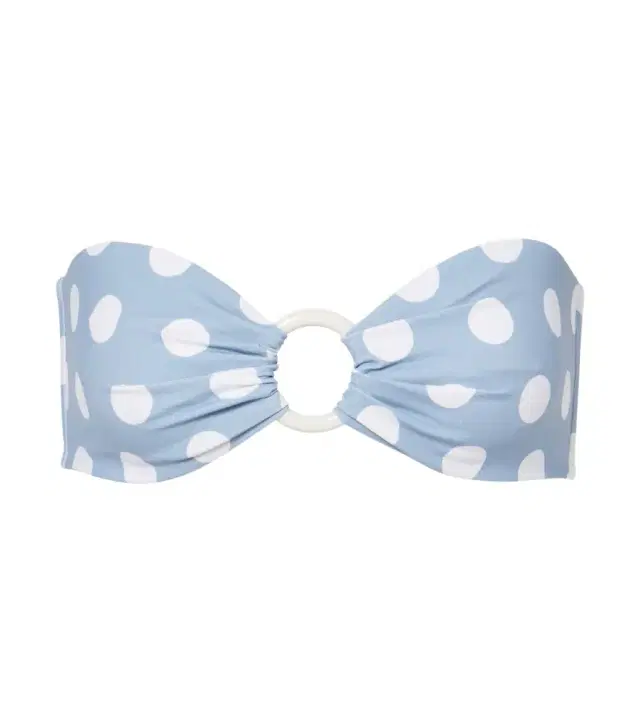 Marysia Coronada polka-dot bandeau bikini top