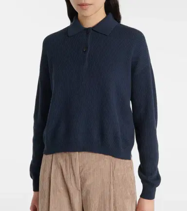 Brunello Cucinelli Cotton polo sweater | Thumbnail 5