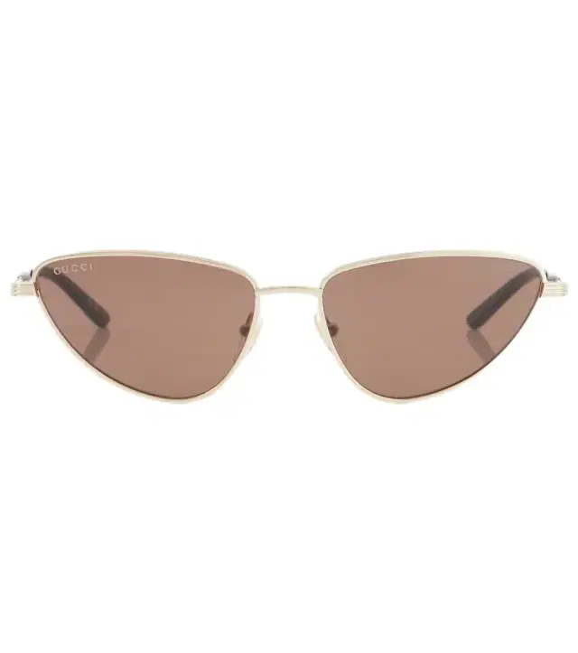 Logo cat-eye sunglasses