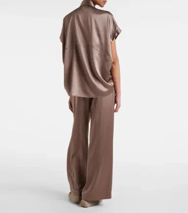 Brunello Cucinelli Silk-blend shirt | Thumbnail 4