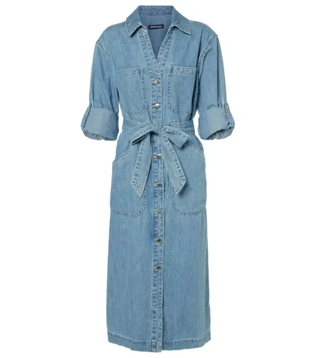 Veronica Beard Evelyn denim shirt dress
