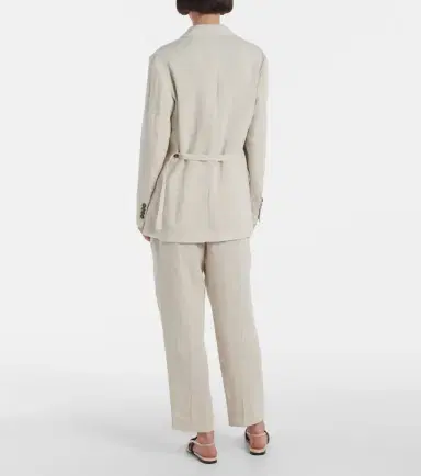 Brunello Cucinelli Linen-blend blazer | Thumbnail 4