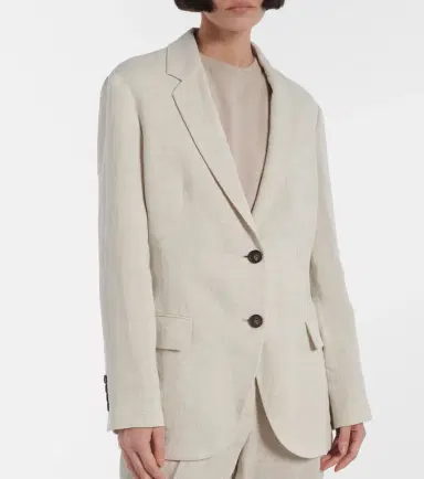 Brunello Cucinelli Linen-blend blazer | Thumbnail 6
