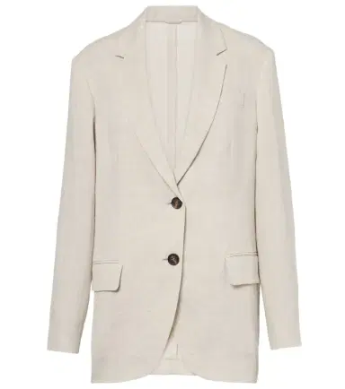 Brunello Cucinelli Linen-blend blazer | Thumbnail 1