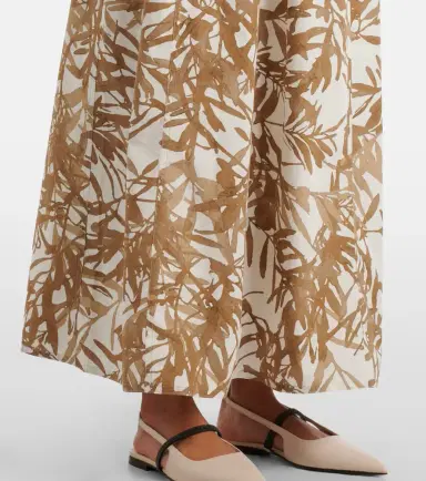 Brunello Cucinelli Printed cotton maxi dress | Thumbnail 5