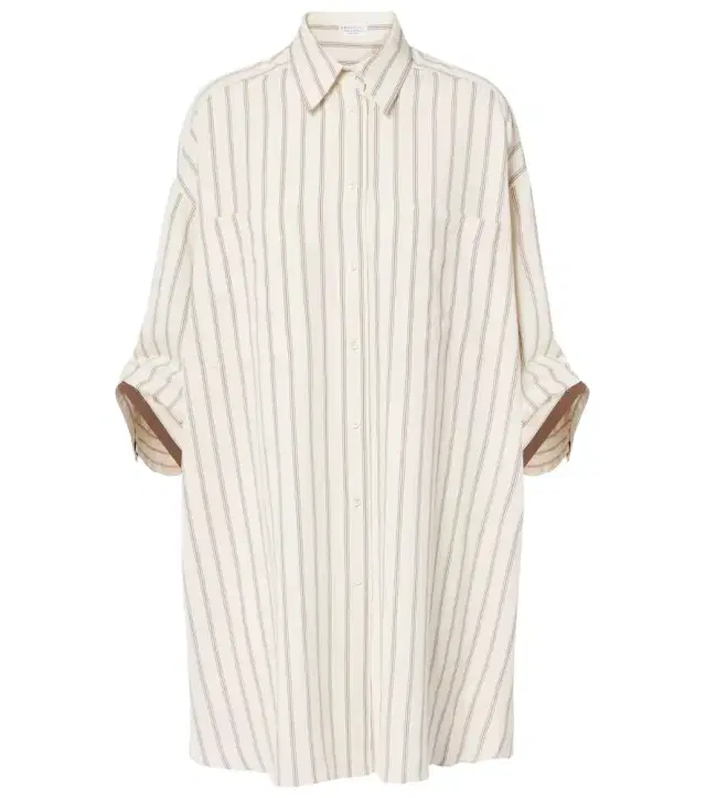Brunello Cucinelli Silk-blend shirt