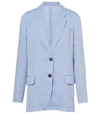 Brunello Cucinelli Linen-blend blazer | Thumbnail 1