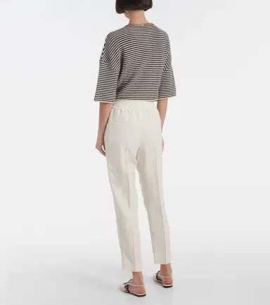 Brunello Cucinelli Twill tapered pants | Thumbnail 2