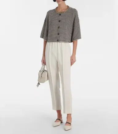 Brunello Cucinelli Twill tapered pants | Thumbnail 5