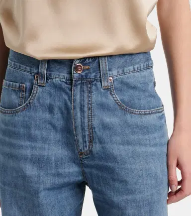 Brunello Cucinelli Mid-rise straight jeans | Thumbnail 3