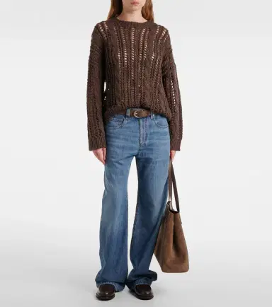 Brunello Cucinelli Mid-rise straight jeans | Thumbnail 4