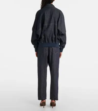 Brunello Cucinelli Denim bomber jacket | Thumbnail 2