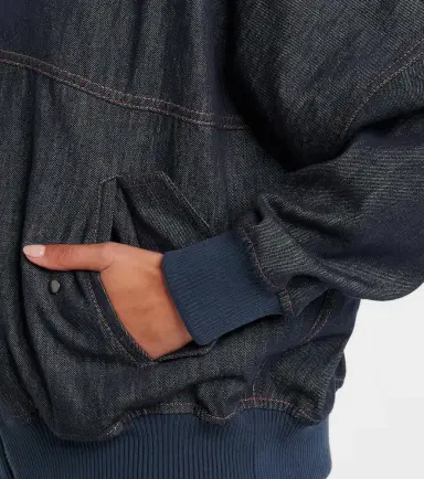 Brunello Cucinelli Denim bomber jacket | Thumbnail 3