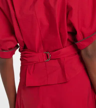 Brunello Cucinelli Cotton-blend blouse | Thumbnail 4